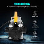 16GPM Commercial Electric Oil Pump Self Priming Transfer Fuel 
60L/Min 110V   550W 30*20*20cm/ 11.8*7.9*7.9 In