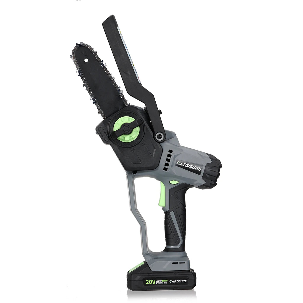 6-Inch Mini Chainsaw Powerful 
Cordless ---Rechargeable,,    Handheld Small Electric Saw 
Pruning Garden Tool ,  Tree Wood Cutting Power Tool