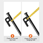 18Pcs 11.8 Inch Metal Tent Stakes 
Camping  Accessories Kit Hiking , Garden Ground