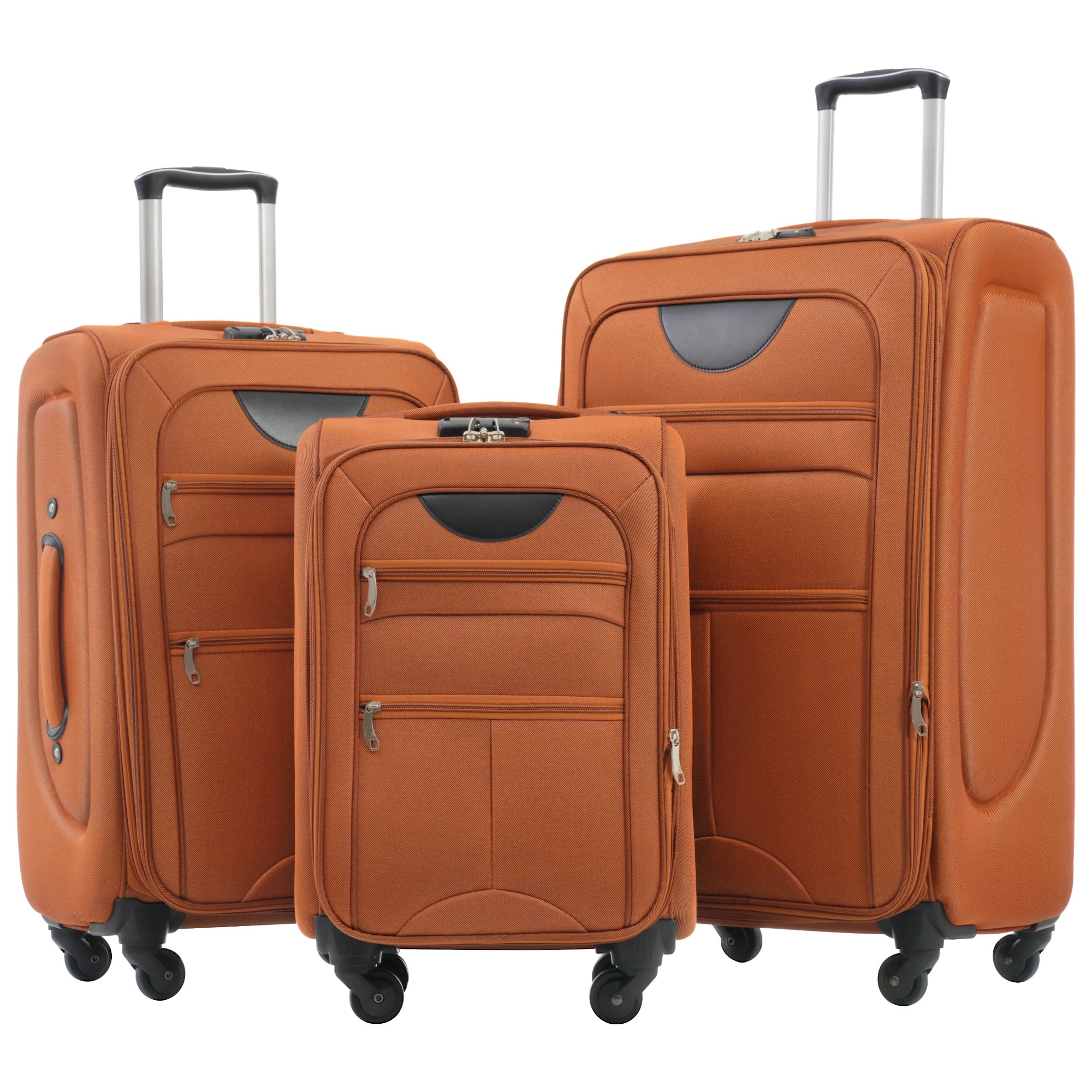 Softside Luggage,  Expandable,  3 Piece Set, Suitcase ..  
Upright Spinner Softshell Lightweight for Travel