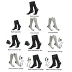 1Pair Winter Heated Socks Anti Slip 
Battery Powered 
Cold-Proof  Heating Warm Long Socks For Outdoor Skiing Hiking