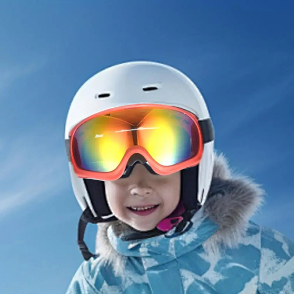 Kids Ski Goggles With UV Protection Anti-Fog Soft Snow Goggles Winter Snowboard Children Skiing Glasses For New Year