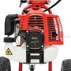 Hand Push Sweeper 43CC 
Artificial Turf Sweeping 
Brushes Rake For Grass 2-Stroke Gasoline Engine