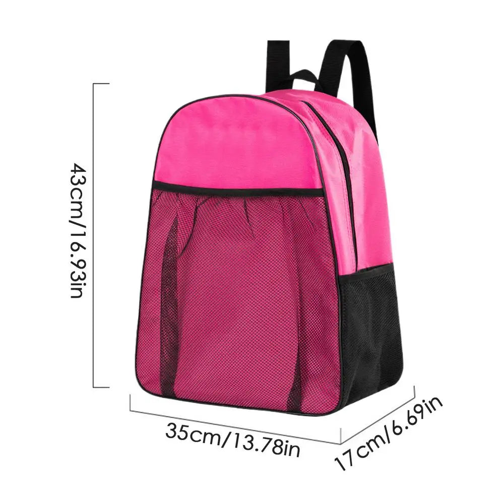 Roller Skates Backpack Compartmented
Comfortable, Portable ,  Waterproof - Skate Case 
 Multi-functional Sports Backpack For Knee pads