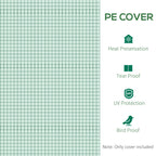 Outsunny 9.8' X 6.6' X 6.6' Plastic Greenhouse Cover替换, Heavy Duty Waterproof Tarp for Hoop House
