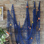 100x200cm Fish Net
Wall Hanging for Pirate Nautical Under The Sea Party Decorations
Ocean Themed Hawaii Beach Parties