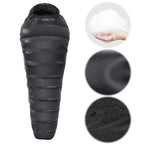 Mummy Sleeping Bag White Duck Down
Camping  Waterproof Portable for Adults Cold Weather