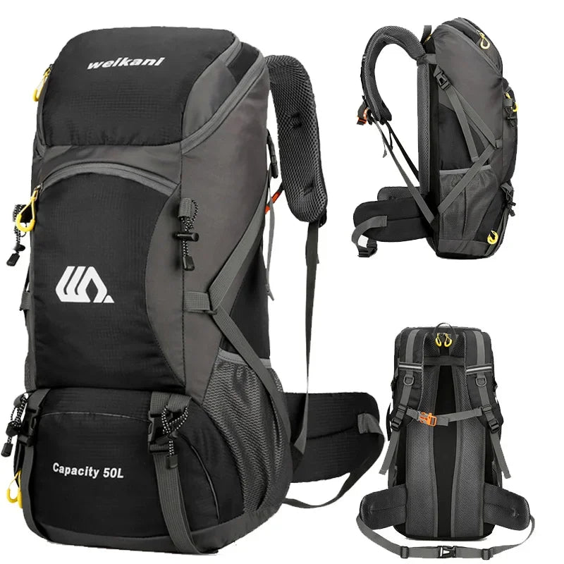50L Travel Backpack Camping Men Large Hiking Bag 
Tourist Rucksack Waterproof ,Climbing Mountaineering 
A Must have