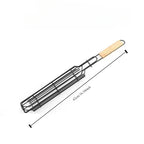 Barbecue Grill Stainless Steel Non-Stick Grill Basket with Handle 
BBQ, Roast Rack for Home Outdoor Picnic Kitchen Dining Tools