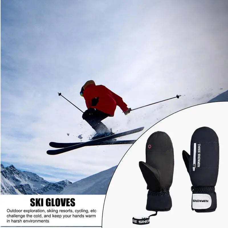 Winter Warm Ski Gloves , Cycling , Mittens  Waterproof,  Snowboard , Female / Male