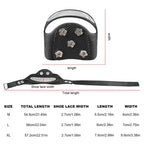 Snow Shoe Spikes Anti-Slip Stainless Steel Gripper Spike ice Cleats Snow Grips Reflective Climbing Crampons