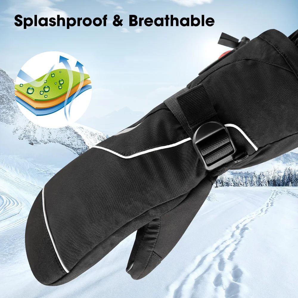 Winter Gloves 3M Cotton Heating Hand Warmer 
Electric Thermal Gloves
Waterproof--  Snowboard , Cycling , Motorcycle,  Bicycle and Ski Outdoor