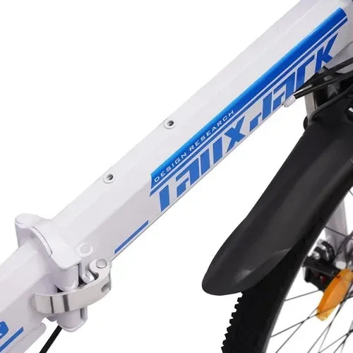 26" Foldable Mountain Bike for Men - 
21-Speed All-Terrain Commuter with Dual Disc Brakes
