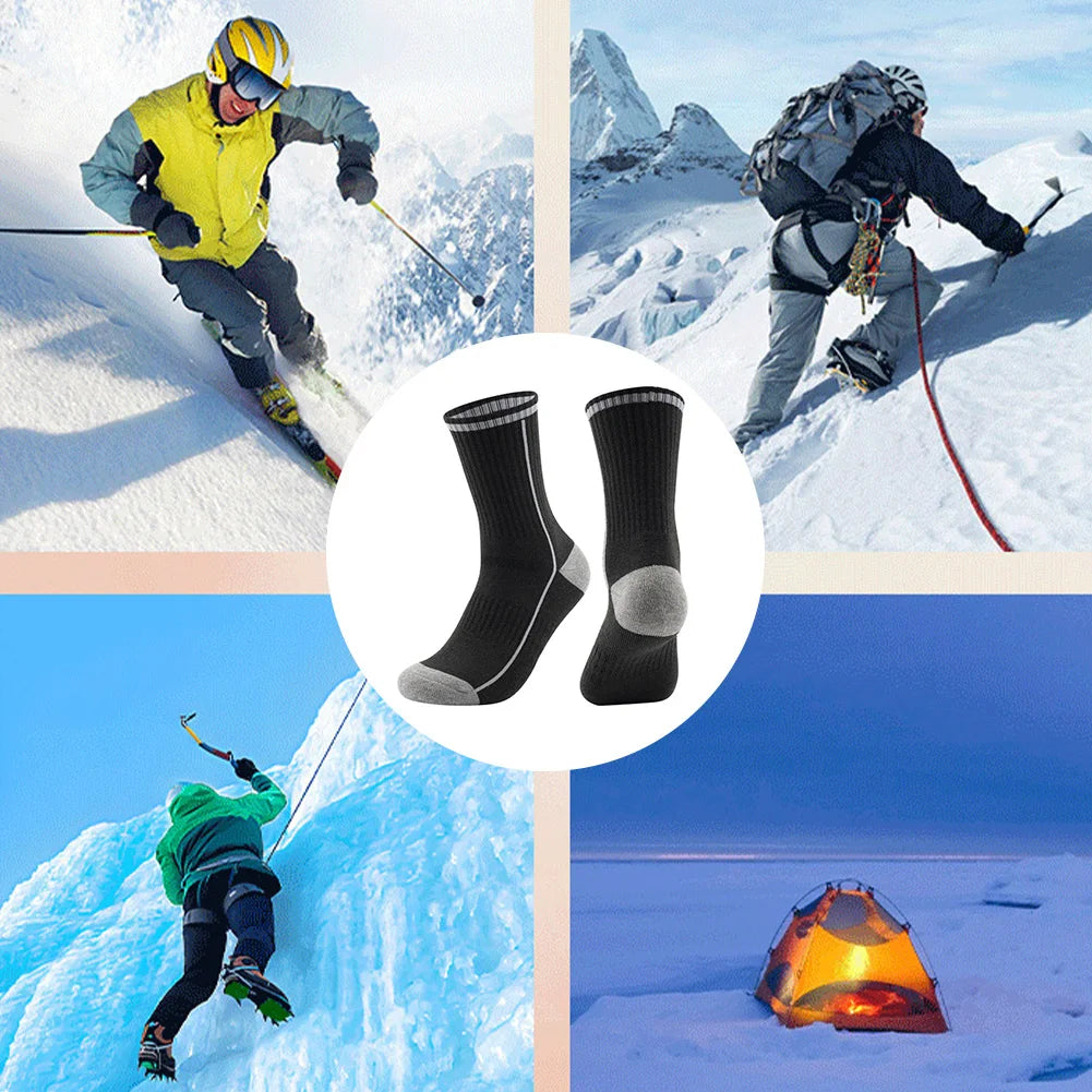 Wool Hiking Socks 
Thick- Warm for Men Women 
Skiing Snowboarding Hiking Outdoor