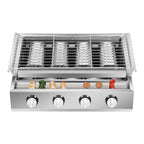 4 Burners , BBQ Propane Gas Grill.
Removable Smokeless Barbecue Grill
Portable for Outdoor Patio Garden