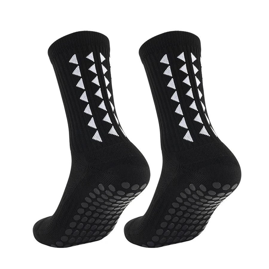 6 Pairs men / women football grip socks 
towel bottom , sport rugby, soccer