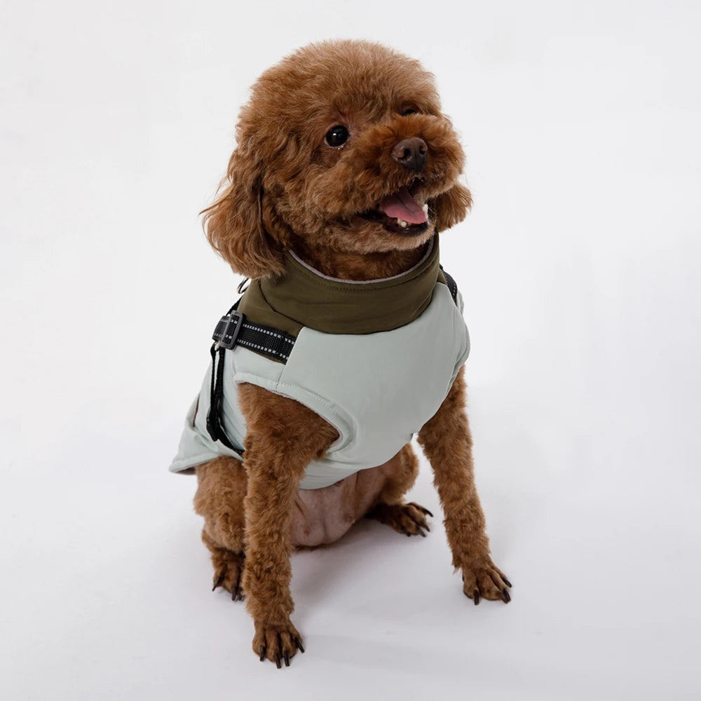Pet Dog Jacket With Harness 
Winter Dog Clothes For Small Large Dogs 
Warm Waterproof  Coat Chihuahua