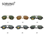 Retro Green AO Pilot Sunglasses 
Luxury Brand Designer Male,   American Army Military Optical Glass Lens Shades Eyewear