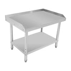36*24*35 cm Commercial Work Table Work with Backsplash Prep for Kitchen Restaurant ,Garage ,Laundry