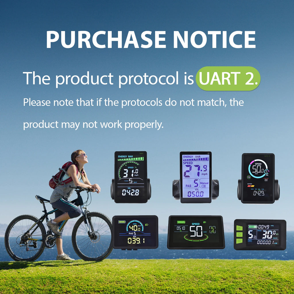 [Haytrix-US] Fatbike V20 Screen 
EBike LCD Display Bicycle Speedometer Cycling Computer