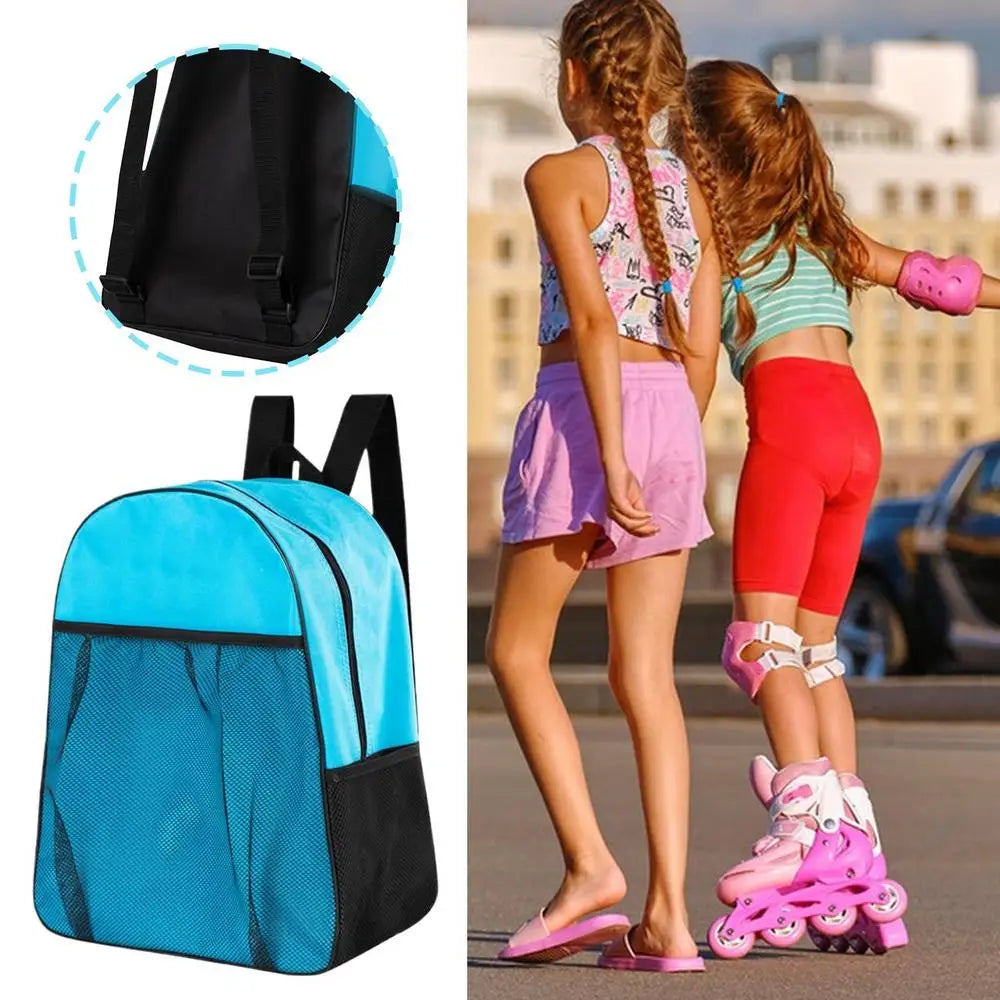 Roller Skates Backpack Compartmented
Comfortable, Portable ,  Waterproof - Skate Case 
 Multi-functional Sports Backpack For Knee pads