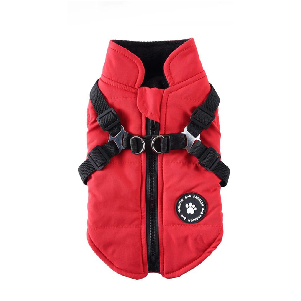 Winter Warm Pet Harness Jacket / Coat 
Costume Waistcoat 
Clothing Polyester,  Back Hook Clothes for Small Green XS