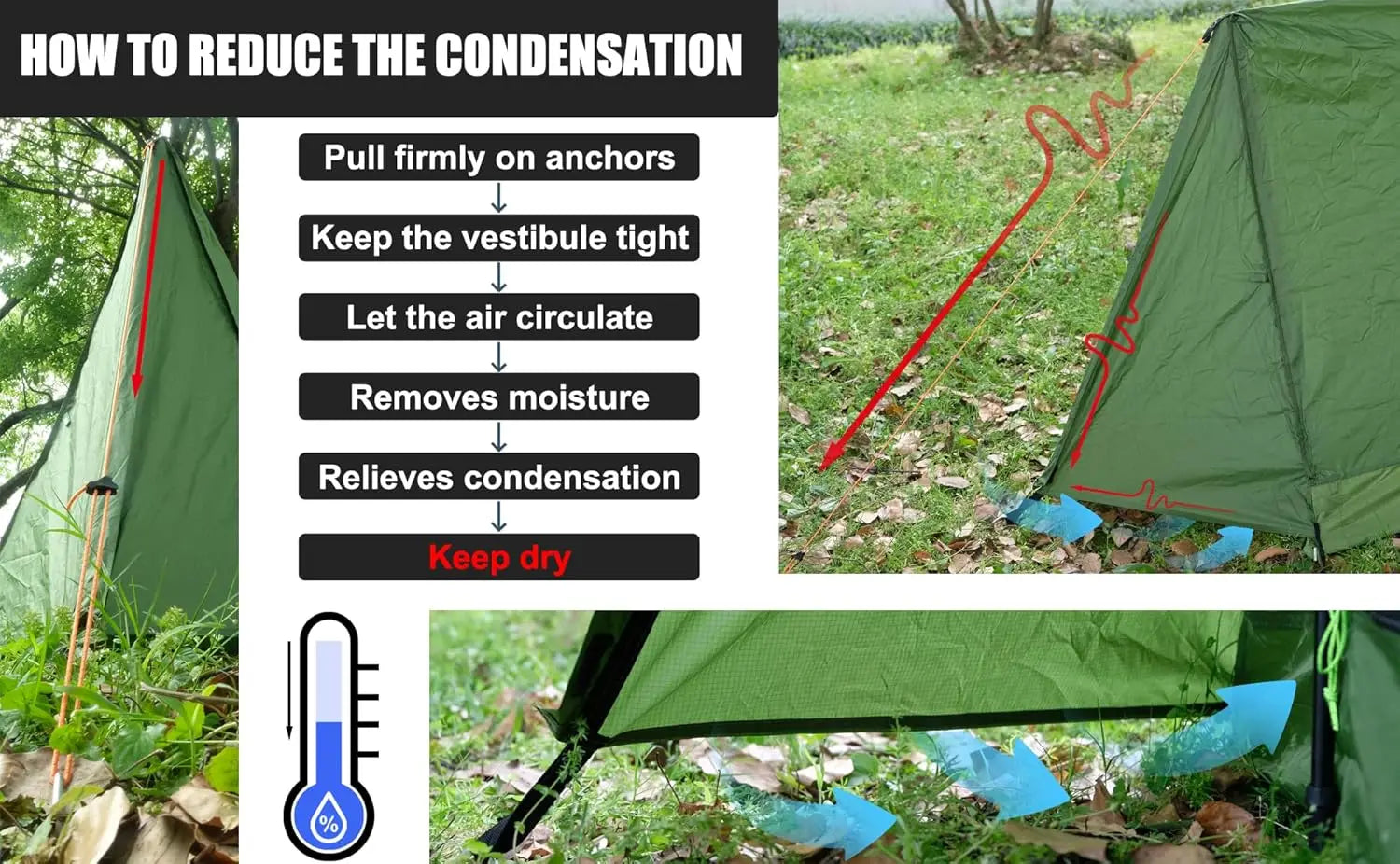 Ultralight 2-Person Trekking Pole Tent
for Backpacking, 
Waterproof A-Frame Hiking or Camping