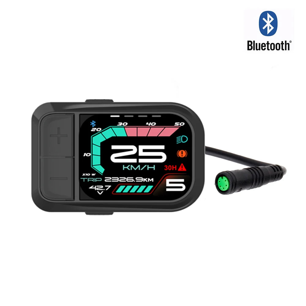 Bafang LCD Color Display Instrument 36V 48V 52V P860C 860C P850C 600C C965 DPC18 BF-UART Protocol Bluetooth 750W Motor E-bike