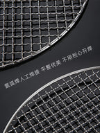 Stainless Steel 304 Food Grade 8-75CM 
Round BBQ Barbecue Grill Wire Grid Mesh Net