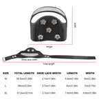 Snow Shoe Spikes Anti-Slip Stainless Steel Gripper Spike ice Cleats Snow Grips Reflective Climbing Crampons