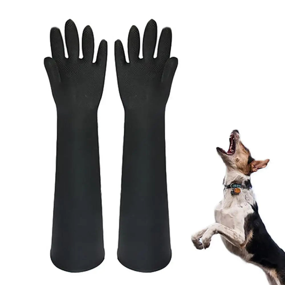 Cat Bathing Gloves Anti-bite Wild Animals Protection Gloves Waterproof Pet Handle Cat Gloves For Dog Cat Scratch Falcon Grabbing