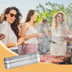 6/12in BBQ Grill Smoke Pipe High Temperature Resistant Round 
BBQ Wood Pellet Smoker 
Tube  Easy To Clean Barbecue Gadgets