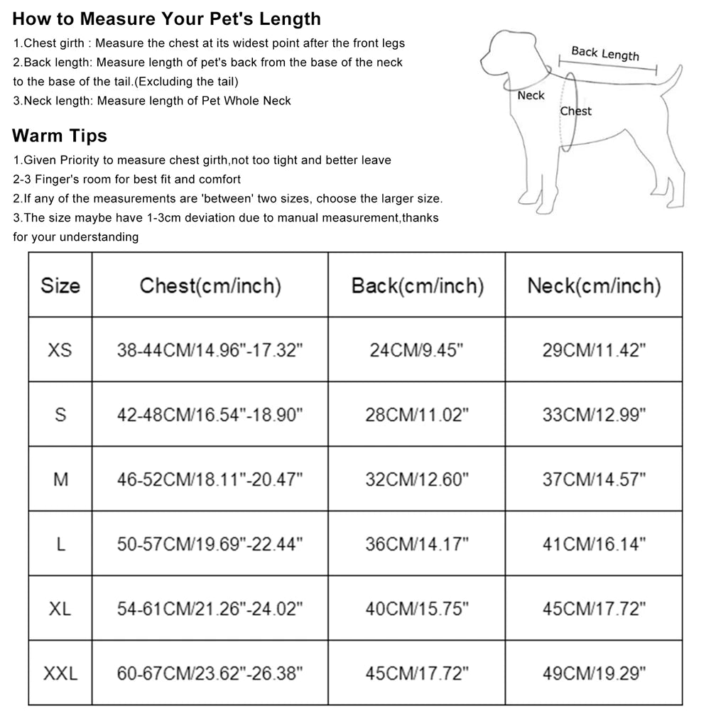 Waterproof Winter Dog Coat With Warm Fleece Lining Adjustable Buckle And Double D-Ring Harness For Small Medium And Large Dogs