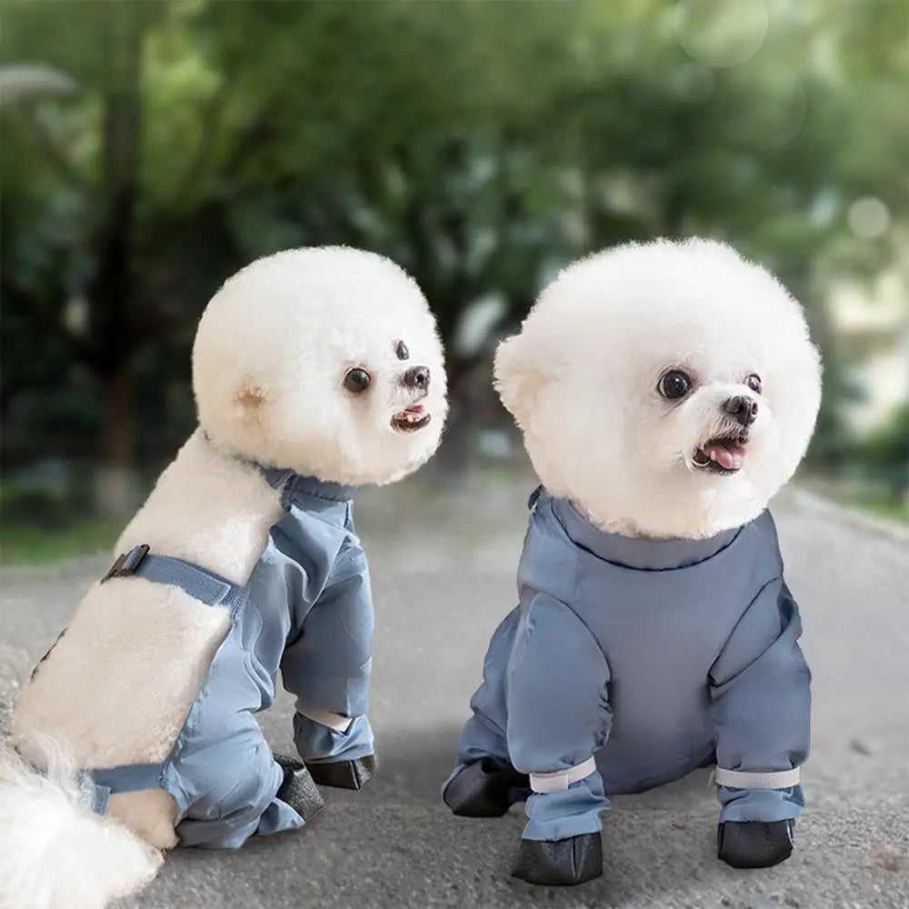 Waterproof Dog Boots With Suspenders
Adjustable Anti-Fall Pet Boots 
Dirty-Proof Pet Shoes For French Bulldog Poodle