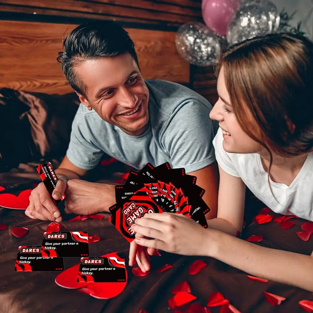 Truth Or Dare For Couples Card Game Game Nights Card Games Fun Couples Game For Date Night Romantic Valentines Card Game For