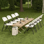 350 Weight Limit,  Heavy Duty, " Plastic " Folding Chair 
with Reinfoced Steel Frame for Indoor and Outdoor,