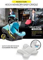 Baby Stroller Safety Car Seat 
Cart Carriage Lightweight Multi-functional
Travel System Baby Pushchair