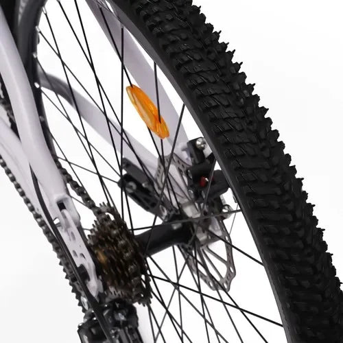 26" Foldable Mountain Bike for Men - 
21-Speed All-Terrain Commuter with Dual Disc Brakes