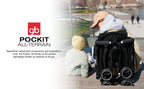 All-Terrain, Ultra Compact Lightweight Travel Stroller with Canopy and Reclining Seat in Velvet Black