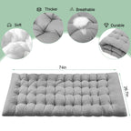 Portable Folding Camping Cot -
3-Position Adjustable Reclining Lounge Chair
 with Pillow, Outdoor Sleeping Bed (68cm Wide)
