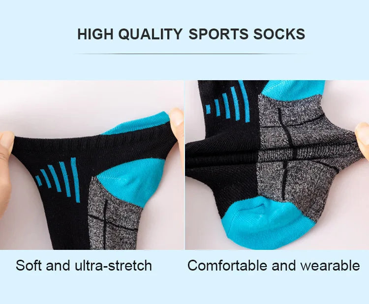 6 Pairs of Women's Sports Compression Socks -
Low-top-- Breathable-- Moisture-wicking, 
Suitable for Running and Outdoor Sports