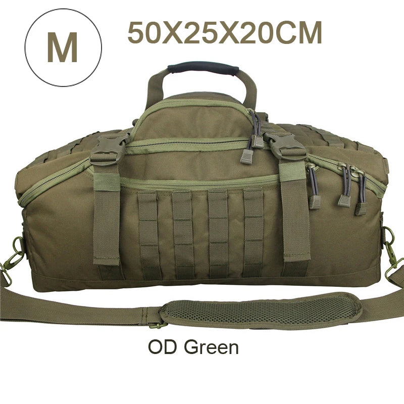 40L 60L 80L Waterproof Travel Bags Large Capacity  Men Duffel Bag