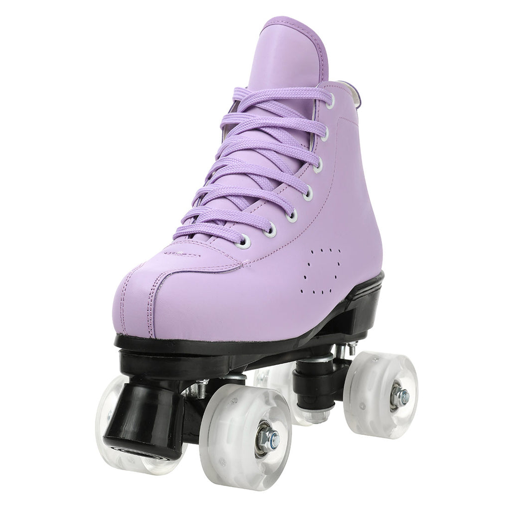2025 Double-Row Roller Skate Shoes  
4 Wheels Skates For Women Men Outdoor Sport Skating Training Quad Sneakers Size 34 35 36-45