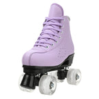 2025 Double-Row Roller Skate Shoes  
4 Wheels Skates For Women Men Outdoor Sport Skating Training Quad Sneakers Size 34 35 36-45