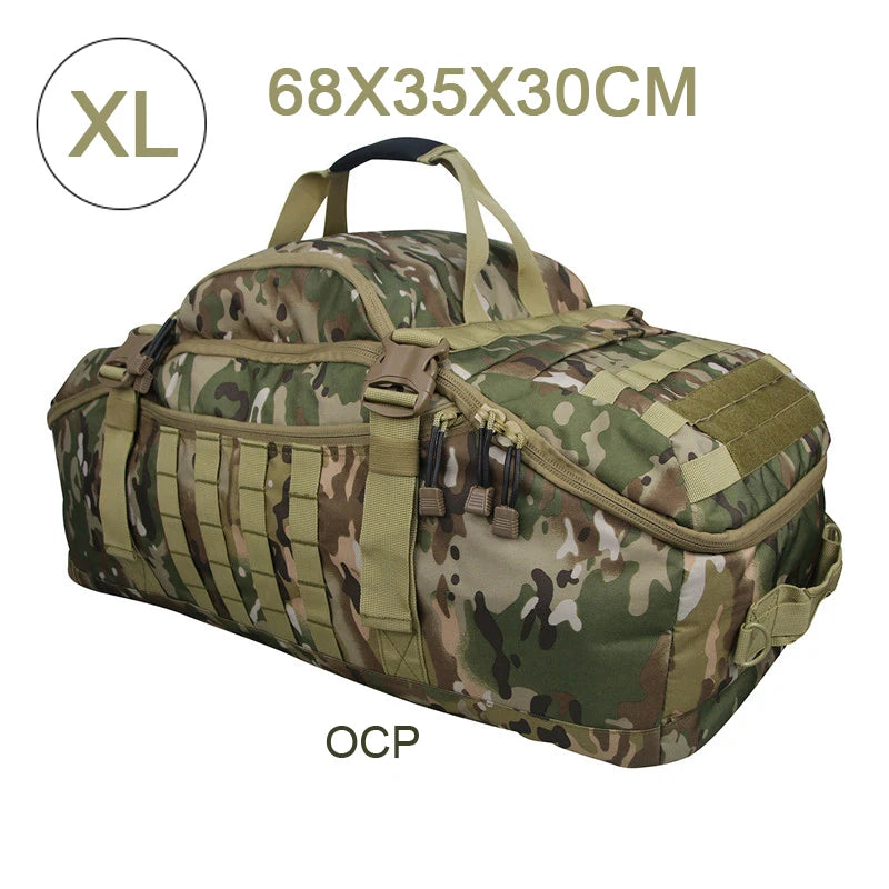 40L 60L 80L Waterproof Travel Bags Large Capacity  Men Duffel Bag