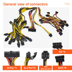 2000W Colorful PSU ATX power Supply ,
Computer Machine Support 8 GPU Cards