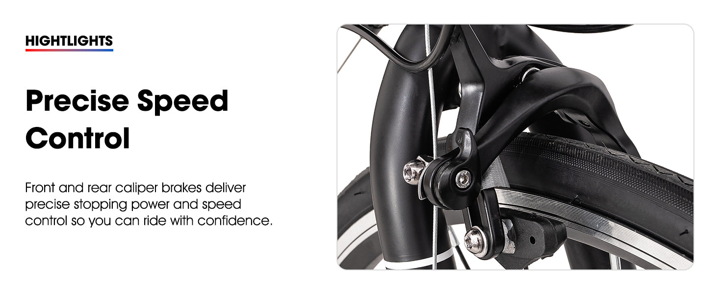 Hiland 700c road bike, 14 speeds, lightweight aluminum frame,
racing bike, city commuter road bike for men and women