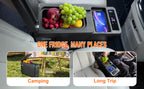 SucceBuy 8L Car Refrigerator , 
Car Armrest  Single Zone Freezer
 -4℉-68℉ Adjustable Range 12/24V DC and Cooler