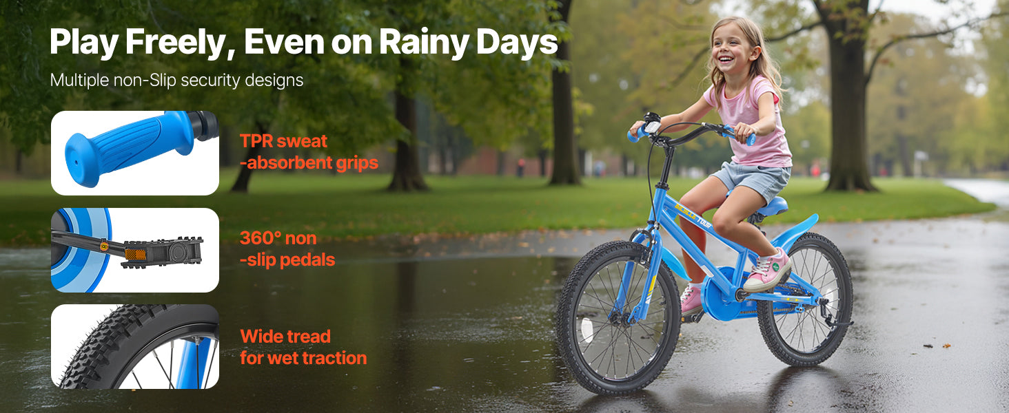 SucceBuy 14/16/18in Kids Bike BMX Style Children 
Bicycle with Training Wheels Toddler Bike for Boys & Girls Learning to Ride