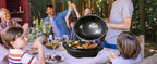 VEVOR Indoor/Outdoor Electric Grill, 1800W Electric BBQ Grill & 
2 Zone Grilling Surface Adjustable Temperature for Party Camping